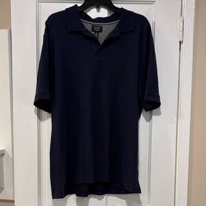 NWOT Nordstrom Men's Shop Navy Polo Shirt - Classic Short Sleeve XL